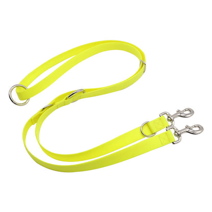 Waterproof Multifunctional Pet Leash - Durable PVC Dog Lead in 10 Colors