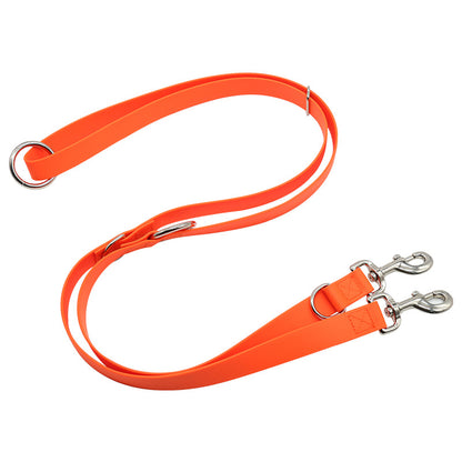 Waterproof Multifunctional Pet Leash - Durable PVC Dog Lead in 10 Colors