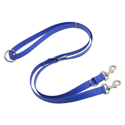 Waterproof Multifunctional Pet Leash - Durable PVC Dog Lead in 10 Colors