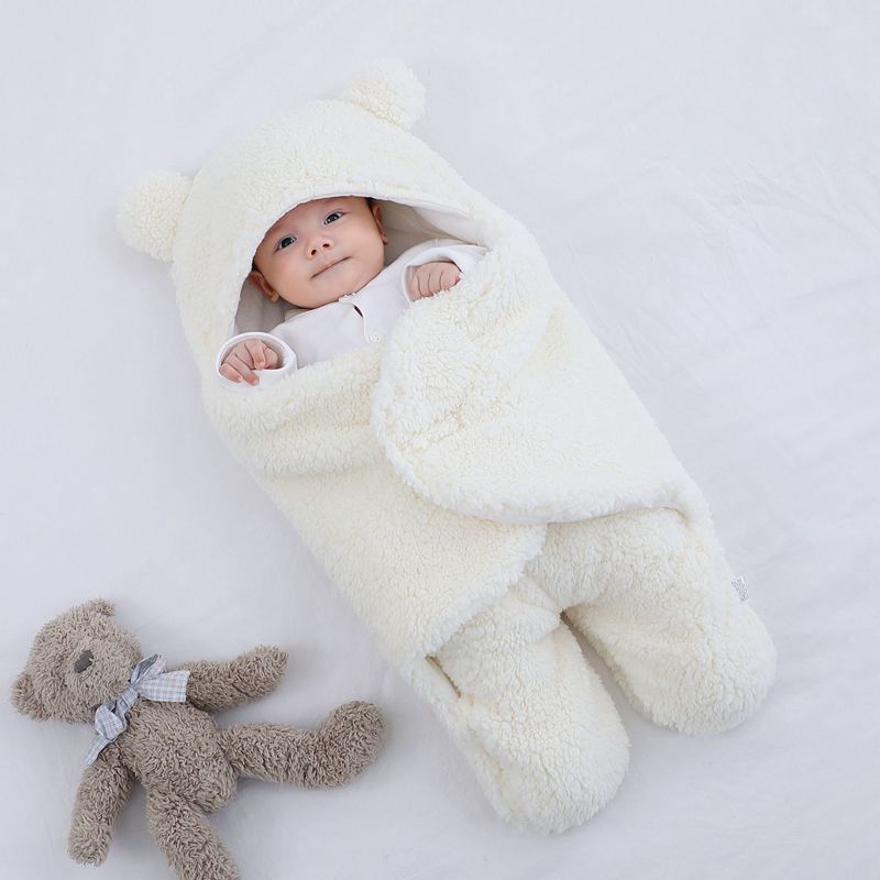 Baby Quilted Sleeping Bag - Cotton Blend Swaddle Wrapper