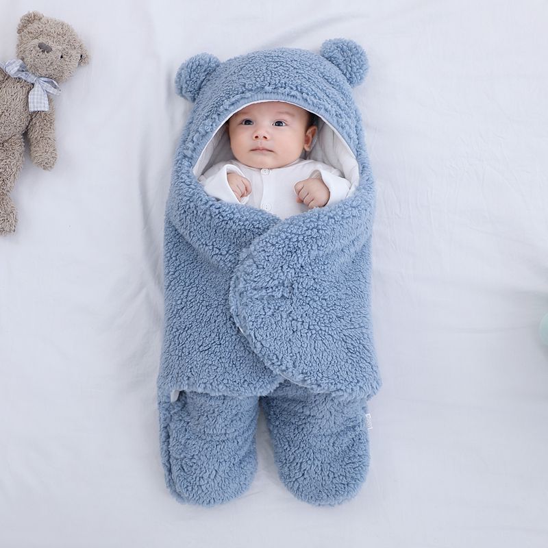 Baby Quilted Sleeping Bag - Cotton Blend Swaddle Wrapper