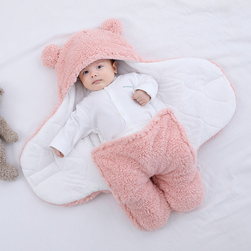 Baby Quilted Sleeping Bag - Cotton Blend Swaddle Wrapper