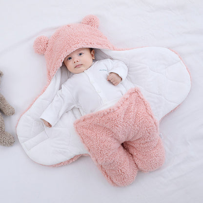 Baby Quilted Sleeping Bag - Cotton Blend Swaddle Wrapper