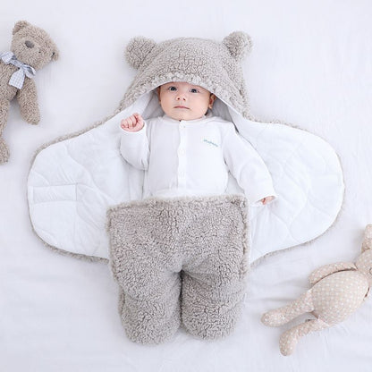 Baby Quilted Sleeping Bag - Cotton Blend Swaddle Wrapper