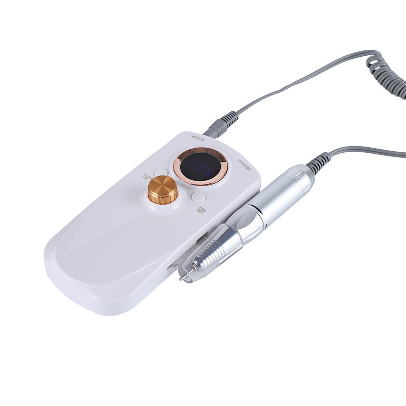 Rechargeable Nail Polisher - Portable Electric Nail Drill for Manicure and Pedicure
