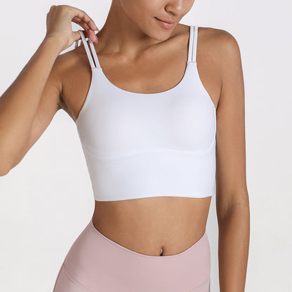 Women's Shockproof Yoga Sports Bra - Seamless Fitness Vest