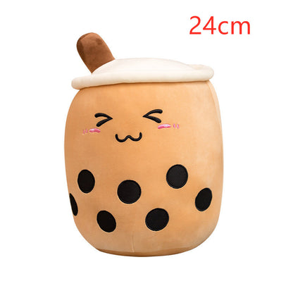 Plush Bubble Tea Pillow Cushion - Soft Stuffed Drink Toy