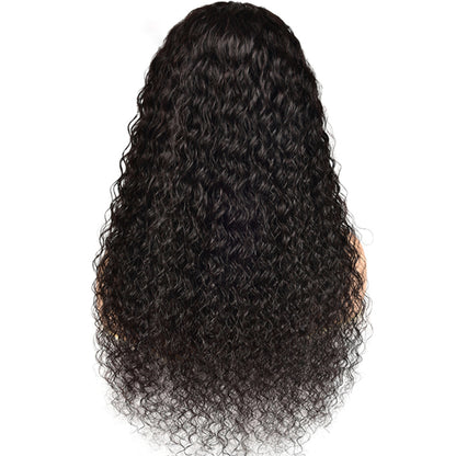 Brazilian Wave Human Hair Wig - Full Lace with Curved Bangs