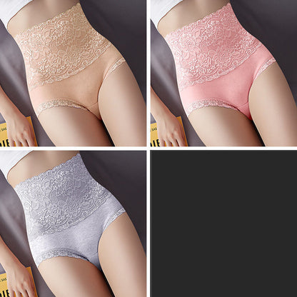 High Waist Tummy Control Briefs - Abdomen Shaping Underwear 3-Pack