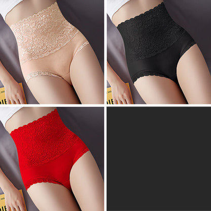 High Waist Tummy Control Briefs - Abdomen Shaping Underwear 3-Pack