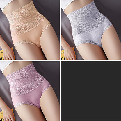 High Waist Tummy Control Briefs - Abdomen Shaping Underwear 3-Pack