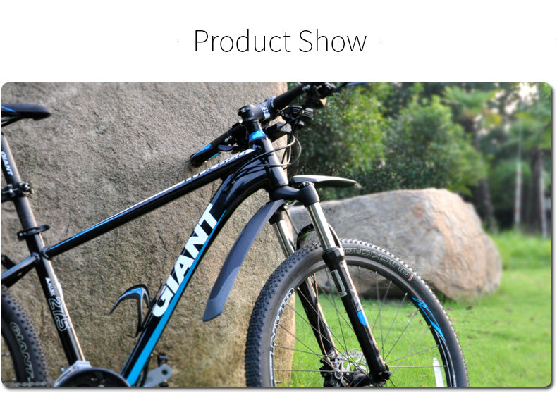 Mountain Bike Mudguard Set - Front and Rear Fenders for 24-29 Inch Bikes