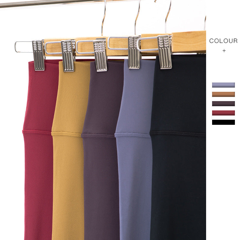 Women's Linen Yoga Fitness Pants with Step-On-Foot Design