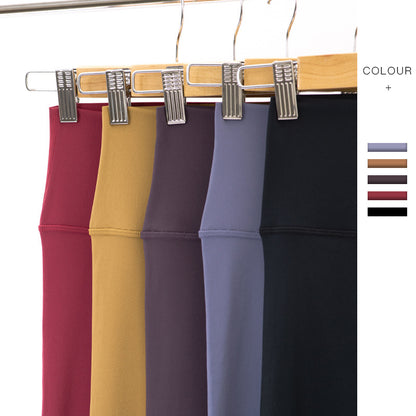 Women's Linen Yoga Fitness Pants with Step-On-Foot Design