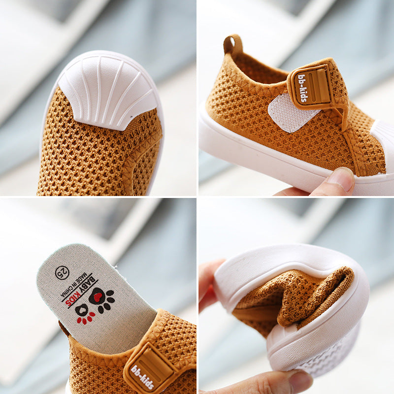 Kids Casual Sneakers - Breathable Non-Slip Soft Sole Shoes for Toddlers