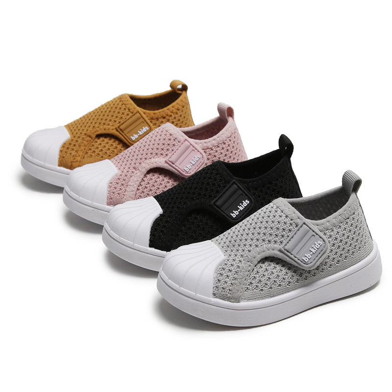 Kids Casual Sneakers - Breathable Non-Slip Soft Sole Shoes for Toddlers