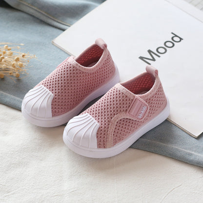 Kids Casual Sneakers - Breathable Non-Slip Soft Sole Shoes for Toddlers