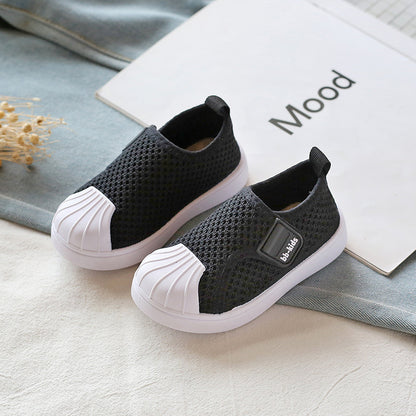 Kids Casual Sneakers - Breathable Non-Slip Soft Sole Shoes for Toddlers