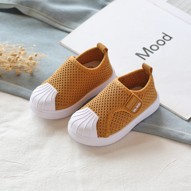 Kids Casual Sneakers - Breathable Non-Slip Soft Sole Shoes for Toddlers
