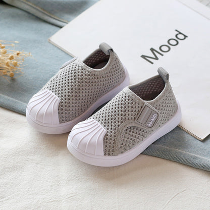 Kids Casual Sneakers - Breathable Non-Slip Soft Sole Shoes for Toddlers
