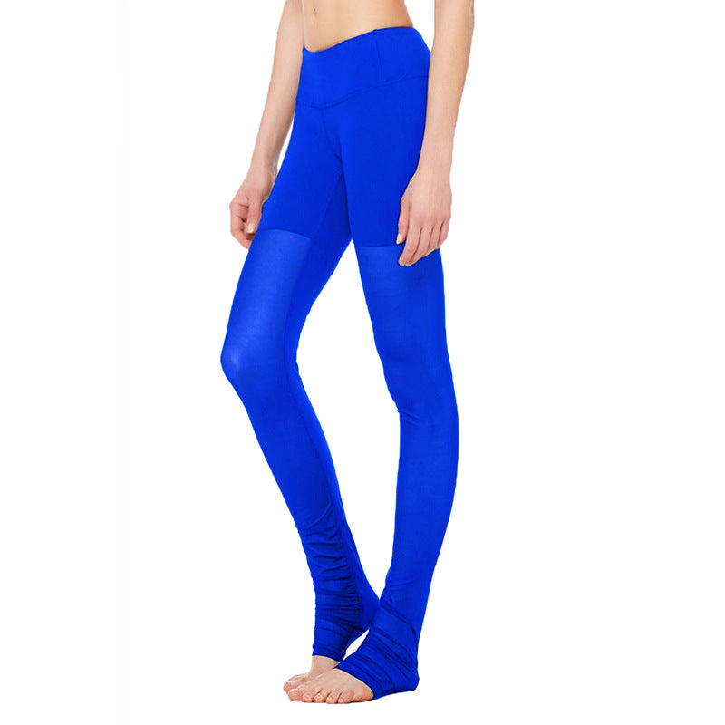 Mesh Quick-Dry Stretch Leggings - Nylon Fitness Pants for Women