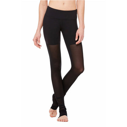 Mesh Quick-Dry Stretch Leggings - Nylon Fitness Pants for Women