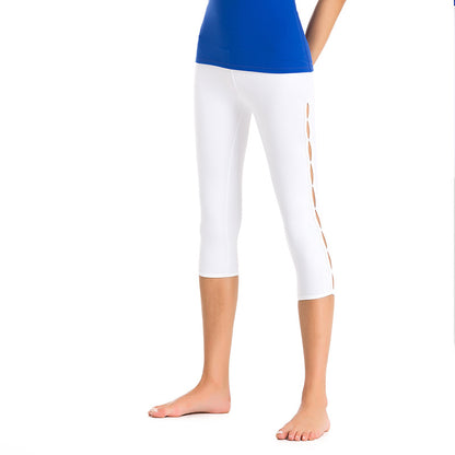 Women's High Waist Cropped Fitness Pants