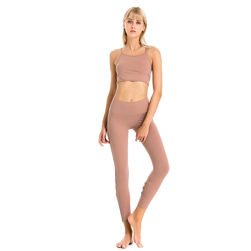 Women's 2-Piece Yoga Set - Sports Bra & High-Waist Leggings Activewear