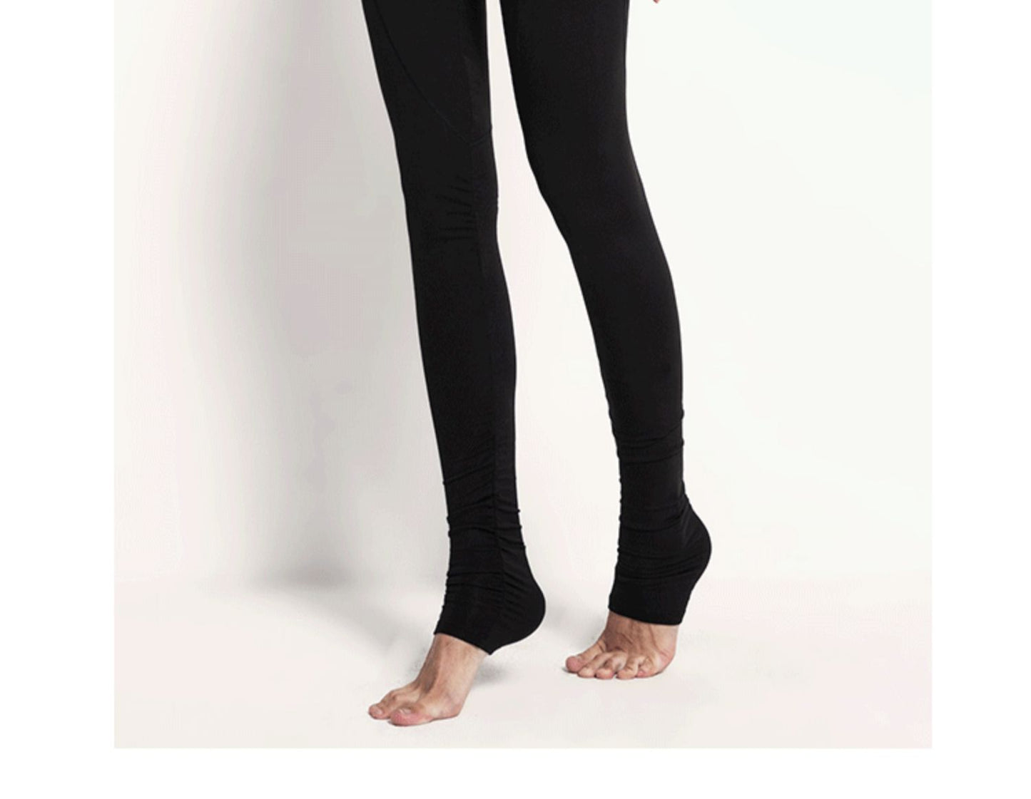 High-Waist Tummy Control Yoga Leggings - Stirrup Fitness Pants