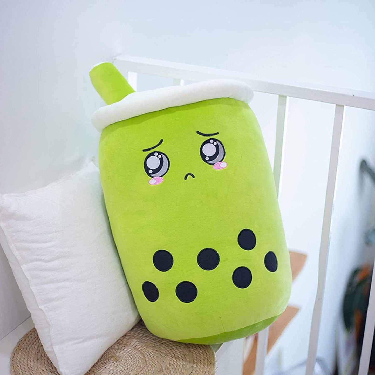 Plush Bubble Tea Pillow Cushion - Soft Stuffed Drink Toy