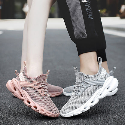 Unisex Breathable Mesh Running Sneakers - Lightweight Knit Upper with MD Sole