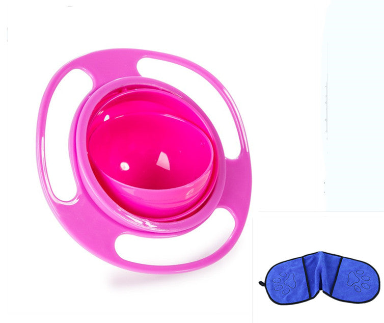 360° Rotating Spill-Proof Baby Bowl - Universal No-Mess Feeding Dish