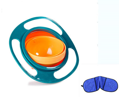 360° Rotating Spill-Proof Baby Bowl - Universal No-Mess Feeding Dish