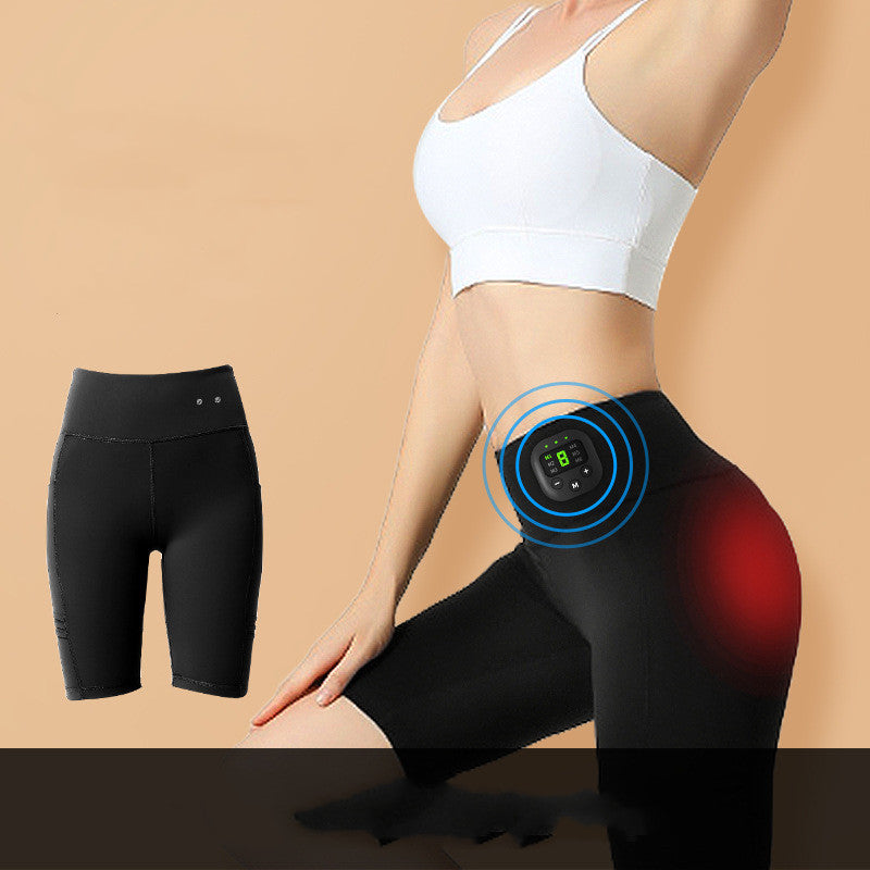 Micro-Current Hip-Lifting Fitness Pants - EMS Skinny Leg Coveralls