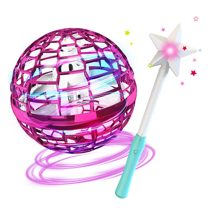 Flying Ball Toy - LED Spinning Boomerang Drone for Kids