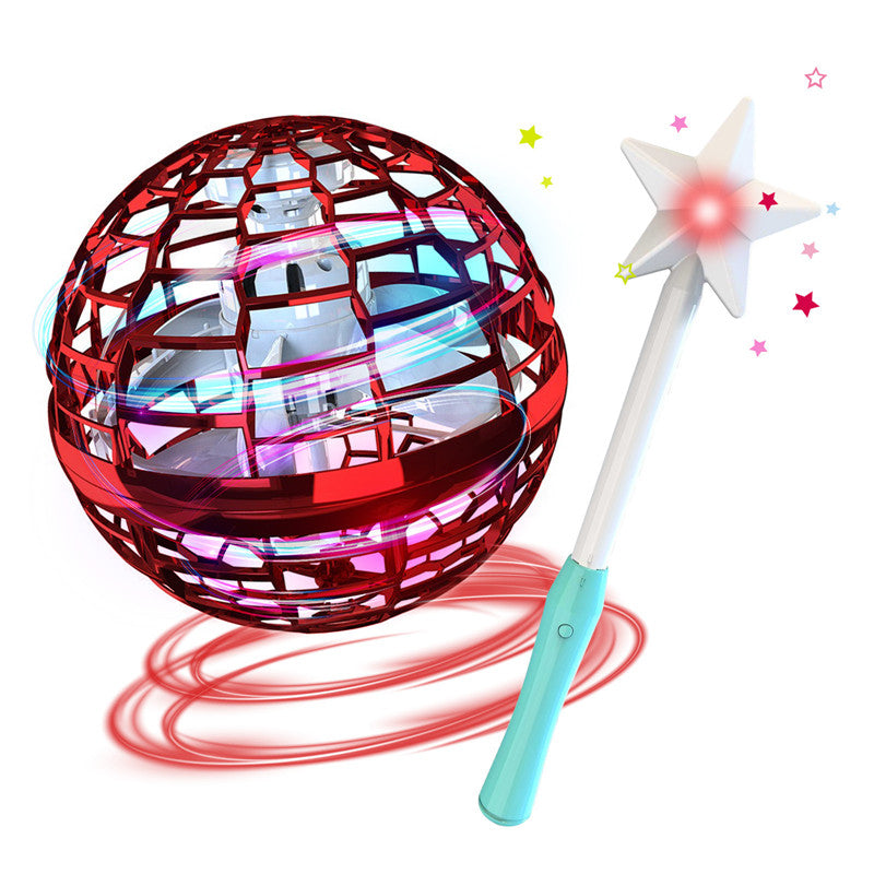 Flying Ball Toy - LED Spinning Boomerang Drone for Kids