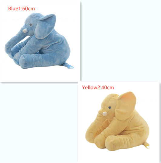 Elephant Plush Pillow with Blanket - Baby Comfort Cushion