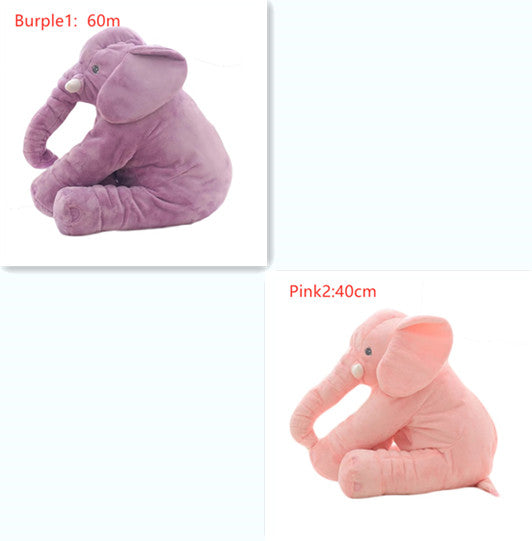 Elephant Plush Pillow with Blanket - Baby Comfort Cushion