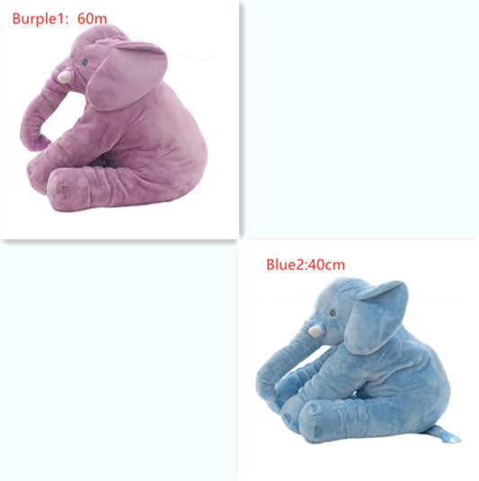 Elephant Plush Pillow with Blanket - Baby Comfort Cushion