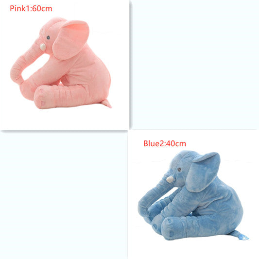Elephant Plush Pillow with Blanket - Baby Comfort Cushion