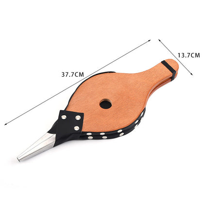 Manual Wooden BBQ Bellows Blower | Retro Antique Style | Fireplace, Campfire & Grill Fire Starter