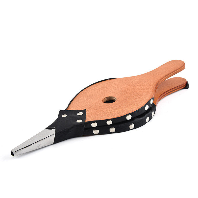 Manual Wooden BBQ Bellows Blower | Retro Antique Style | Fireplace, Campfire & Grill Fire Starter