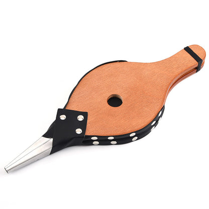 Manual Wooden BBQ Bellows Blower | Retro Antique Style | Fireplace, Campfire & Grill Fire Starter