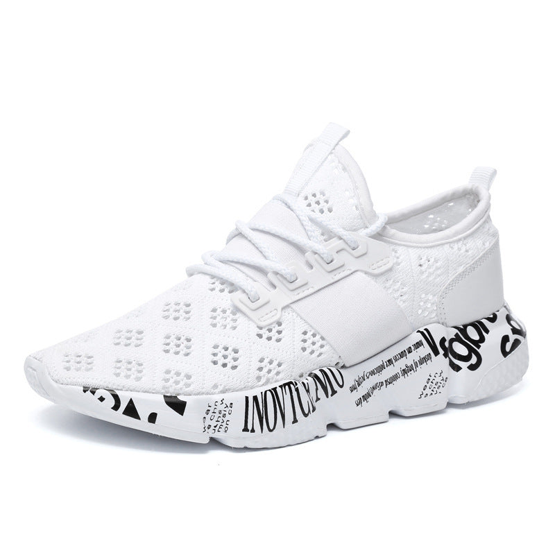 Men's Striped Mesh Sports Sneaker | Breathable Quick-Dry Athletic Shoe | EU 39–46