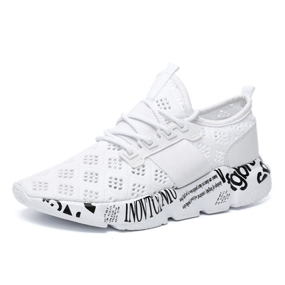 Men's Striped Mesh Sports Sneaker | Breathable Quick-Dry Athletic Shoe | EU 39–46
