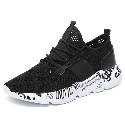 Men's Striped Mesh Sports Sneaker | Breathable Quick-Dry Athletic Shoe | EU 39–46