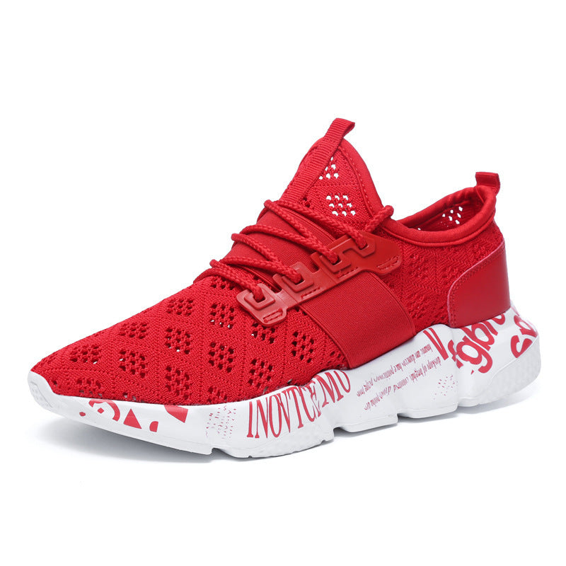 Men's Striped Mesh Sports Sneaker | Breathable Quick-Dry Athletic Shoe | EU 39–46