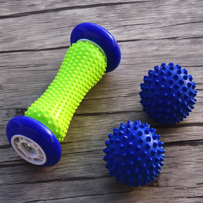 3-Piece Muscle Relaxation Massage Set | Fascia Ball & Massage Stick | Fitness Recovery Tool