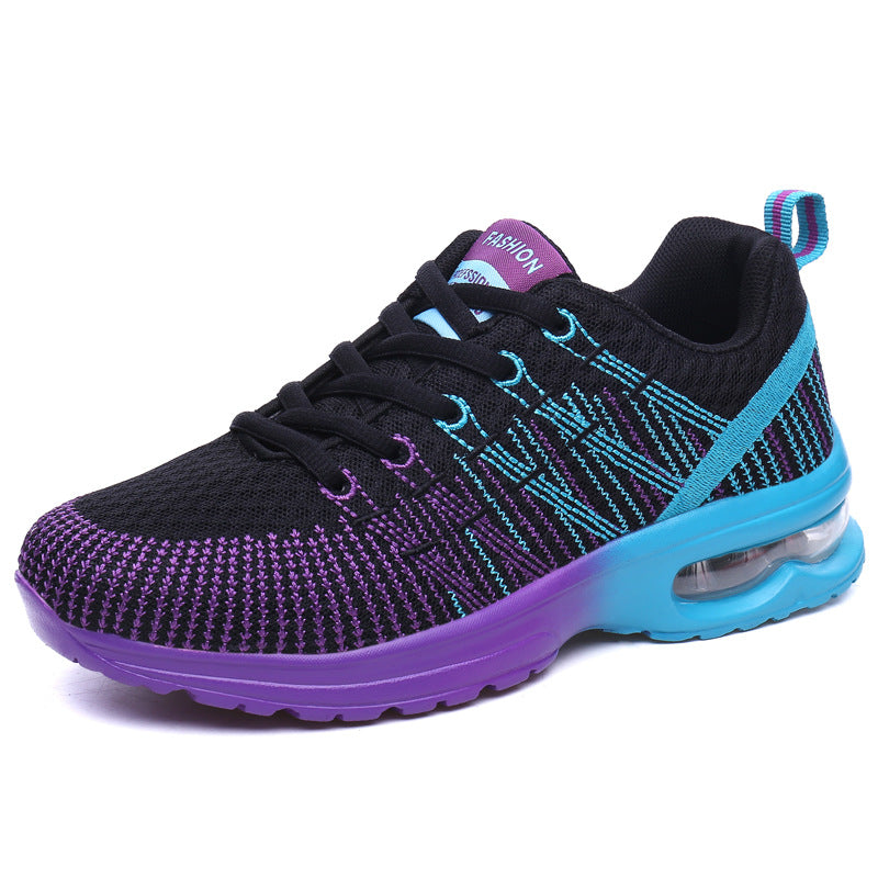 Women's Casual Mesh Breathable Sneakers - Lightweight Flying Weave Sports Shoes