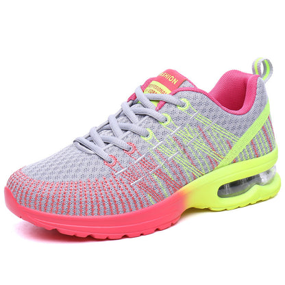 Women's Casual Mesh Breathable Sneakers - Lightweight Flying Weave Sports Shoes